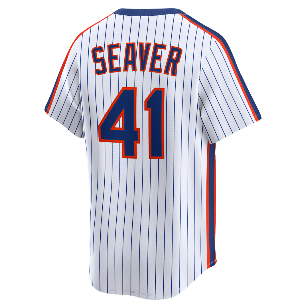 New York Mets Tom Seaver Nike Cooperstown Limited Jersey - White MLB Team Jersey Baseball Fan Apparel