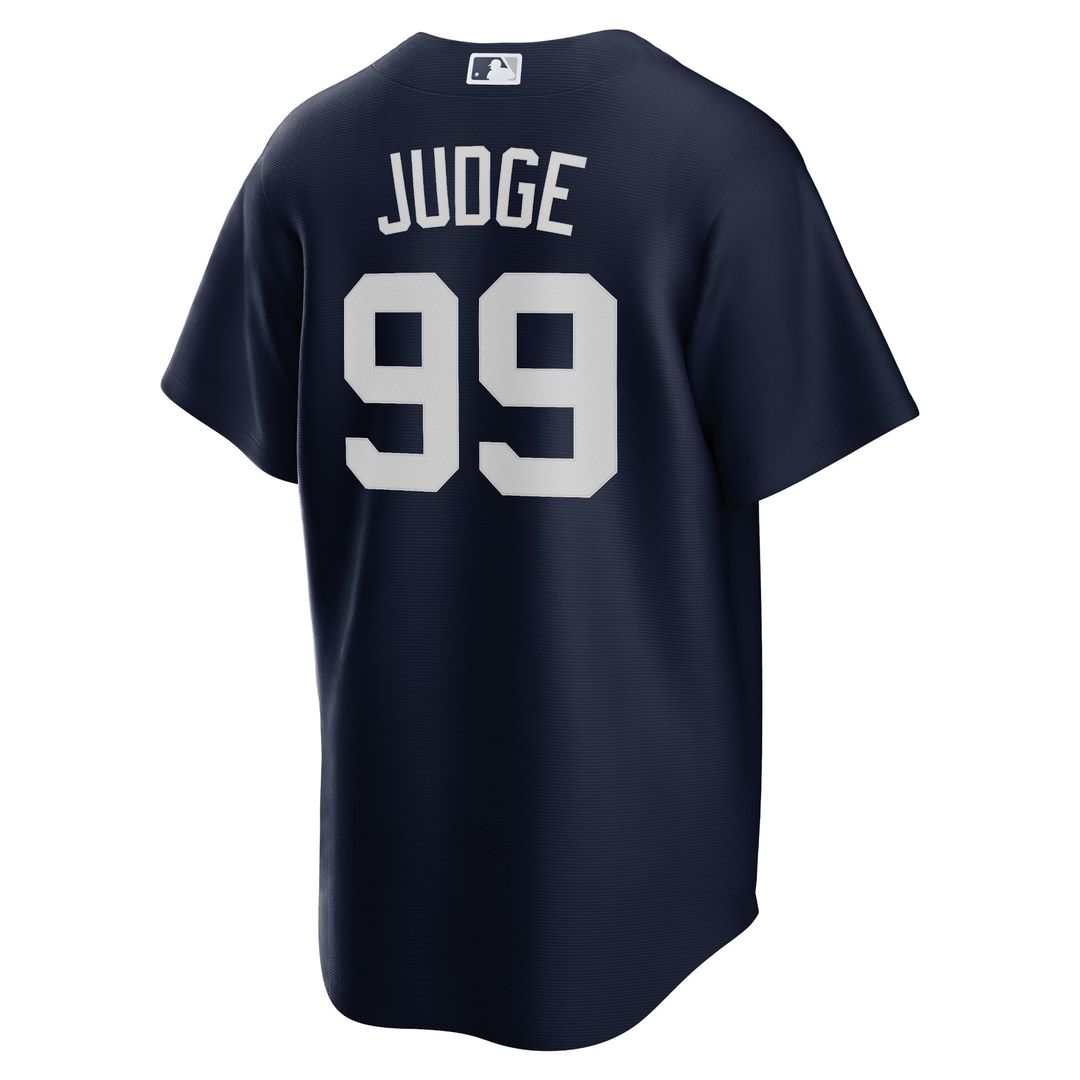 New York Yankees Aaron Judge Nike 2020 Spring Training Replica Player Jersey - Navy MLB Team Jersey Baseball Fan Apparel
