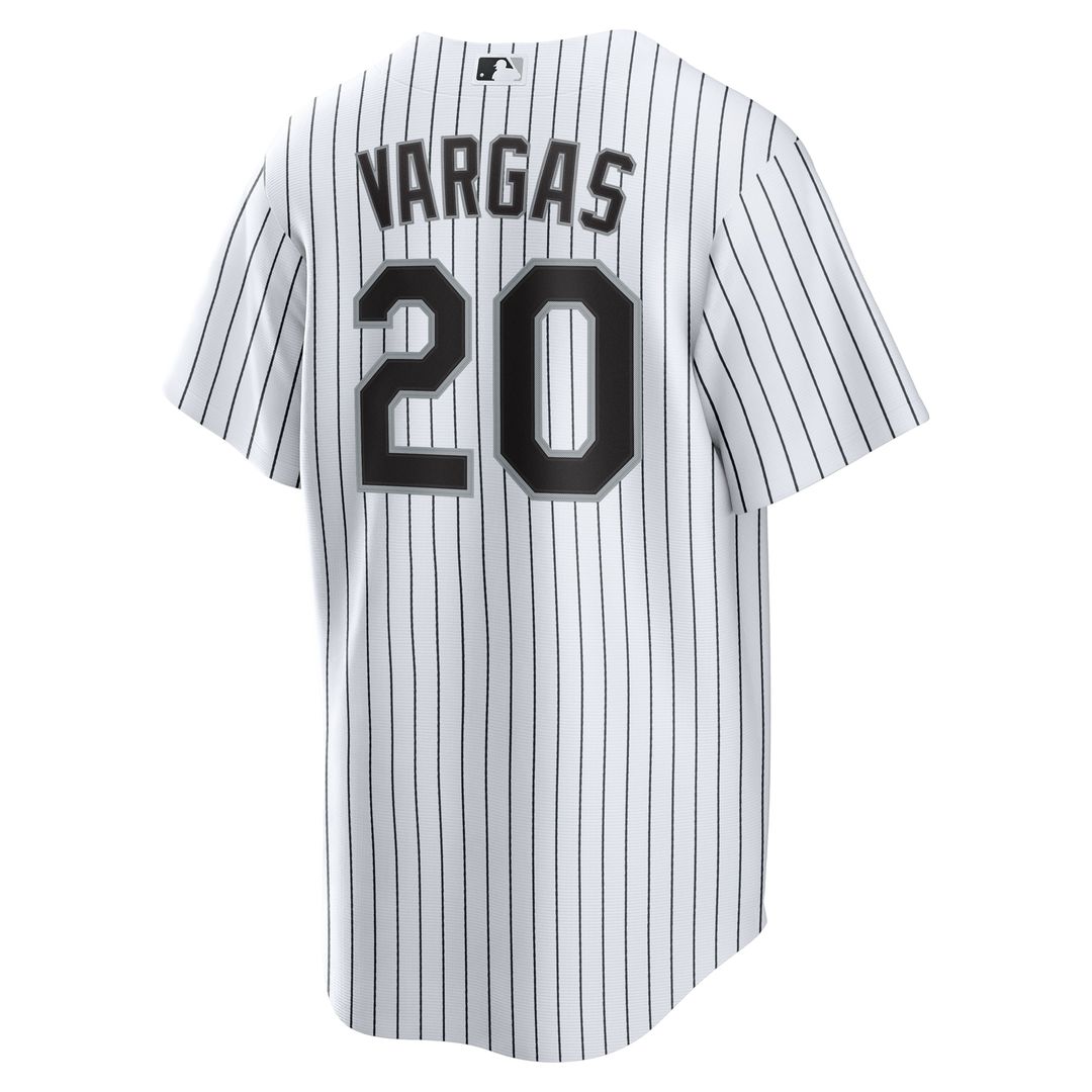 Chicago White Sox Miguel Vargas Nike Home Replica Jersey - White MLB Team Jersey Baseball Fan Apparel