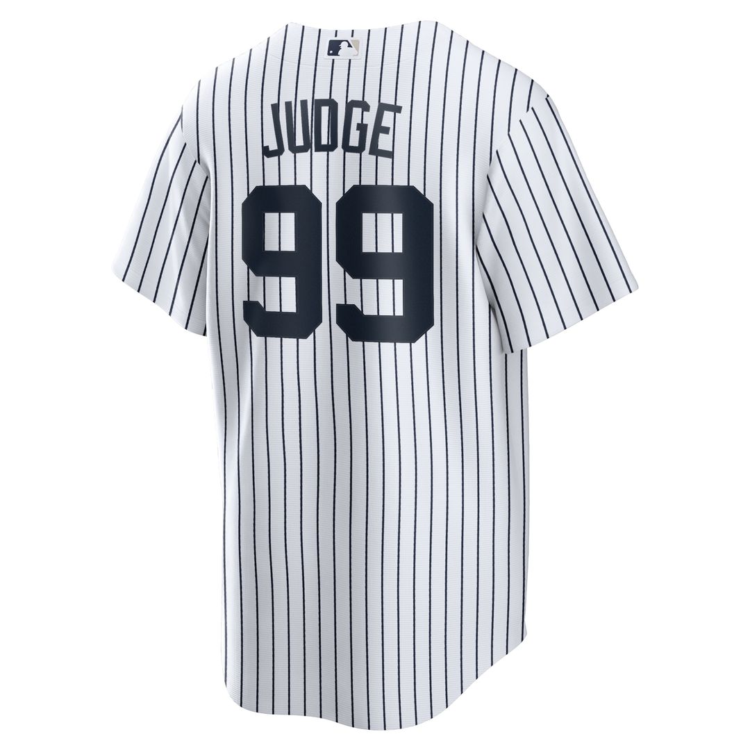 New York Yankees Aaron Judge Nike Home Replica Player Name Jersey - White MLB Team Jersey Baseball Fan Apparel