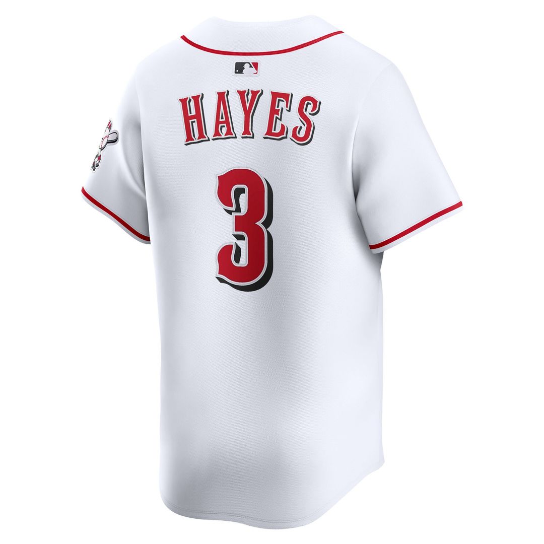Cincinnati Reds Ke'Bryan Hayes Nike Home Limited Player Jersey - White MLB Team Jersey Baseball Fan Apparel