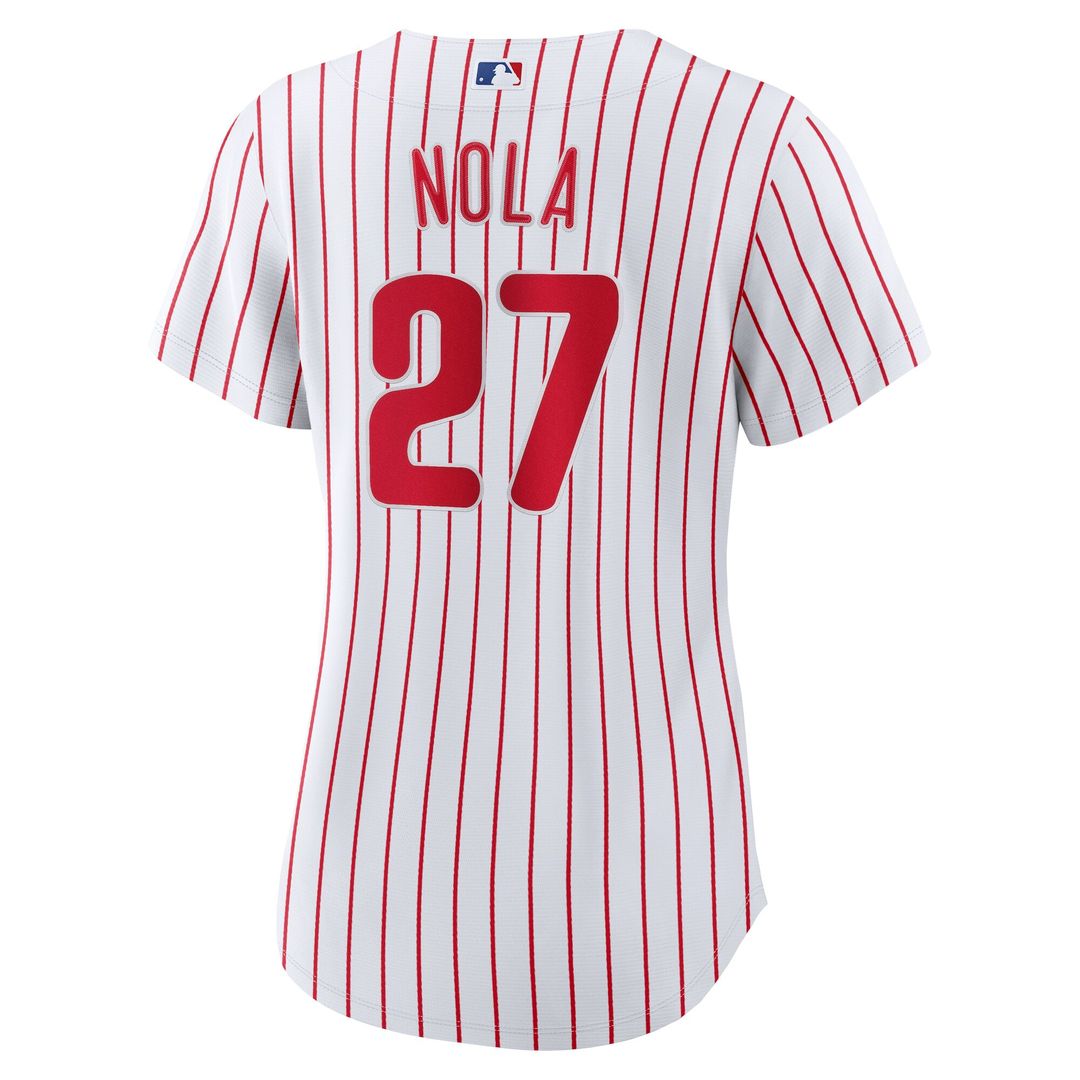 Philadelphia Phillies Aaron Nola Nike Women's Home Replica Jersey - White MLB Team Jersey Baseball Fan Apparel