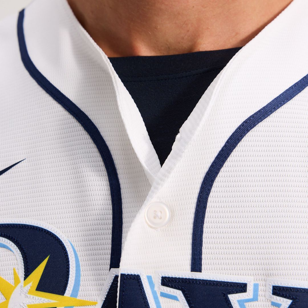 Tampa Bay Rays Yandy Díaz Nike Home Replica Jersey - White MLB Team Jersey Baseball Fan Apparel