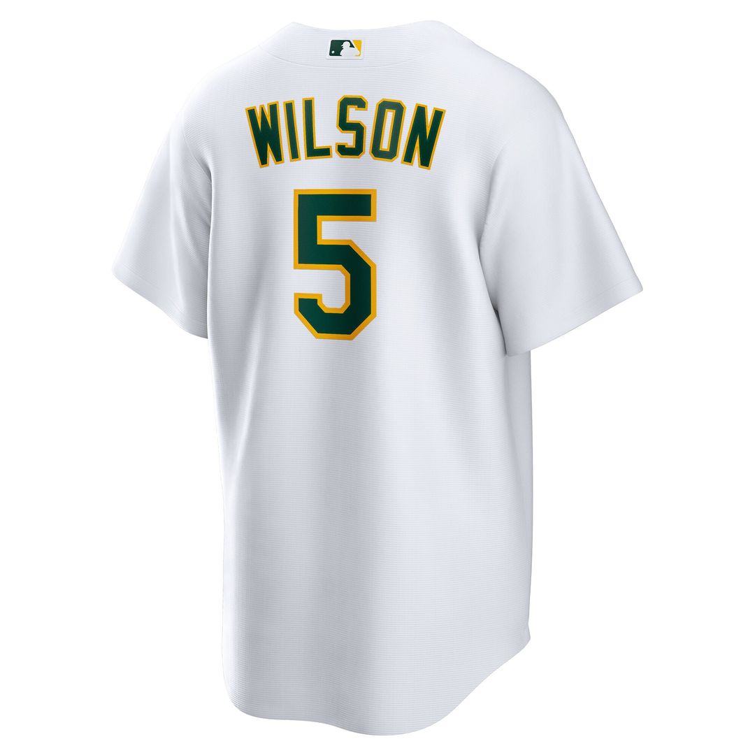 Athletics Jacob Wilson Nike Home Replica Jersey - White MLB Team Jersey Baseball Fan Apparel