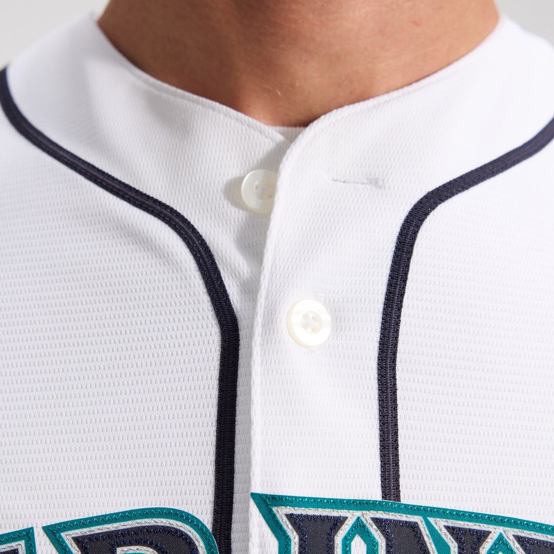 Seattle Mariners Luis Castillo Nike Home Replica Jersey - White MLB Team Jersey Baseball Fan Apparel