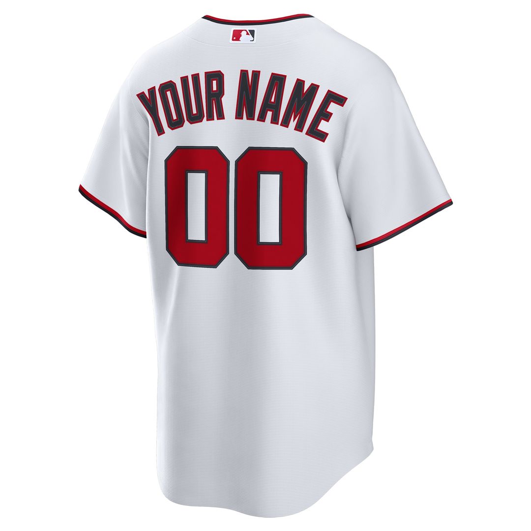 Washington Nationals Nike Home Custom Replica Jersey - White MLB Team Jersey Baseball Fan Apparel