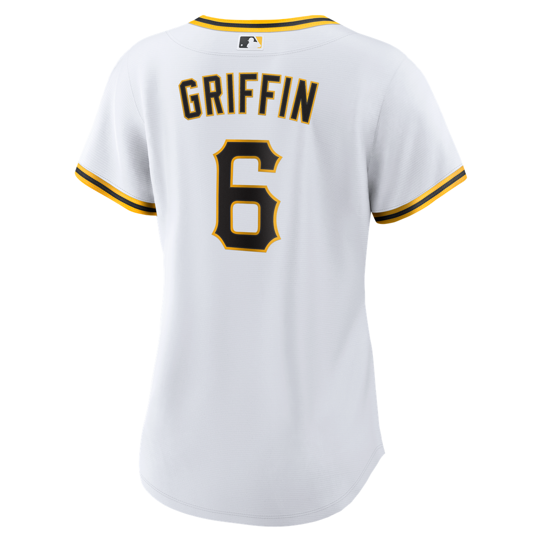 Pittsburgh Pirates Konnor Griffin Nike Women's Home Replica Jersey - White MLB Team Jersey Baseball Fan Apparel