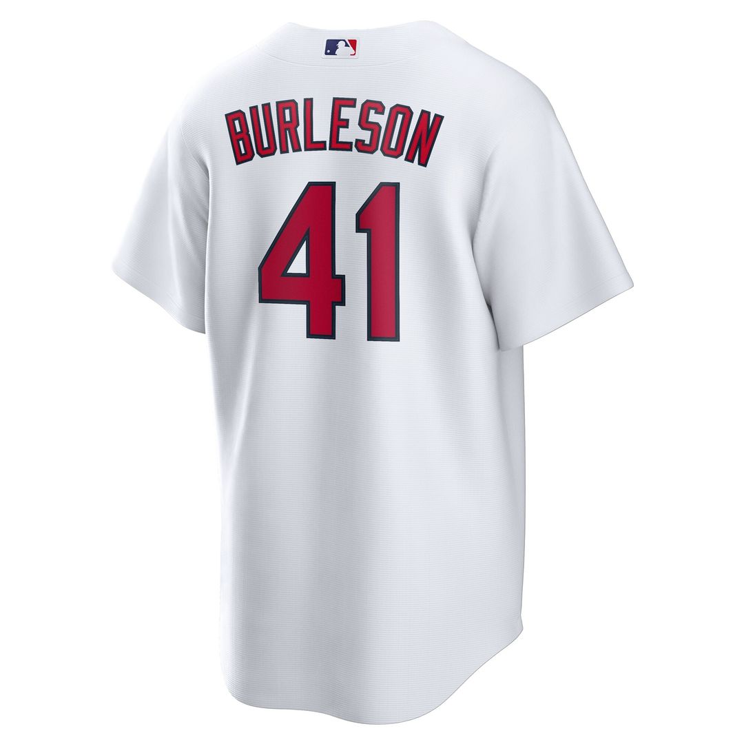 St. Louis Cardinals Alec Burleson Nike Home Replica Jersey - White MLB Team Jersey Baseball Fan Apparel