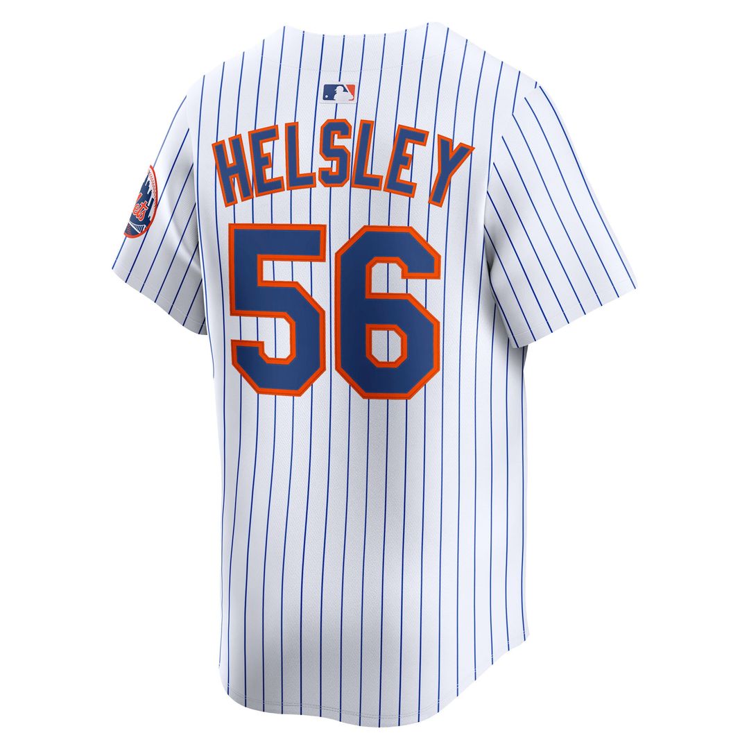 New York Mets Ryan Helsley Nike Home Limited Player Jersey - White MLB Team Jersey Baseball Fan Apparel