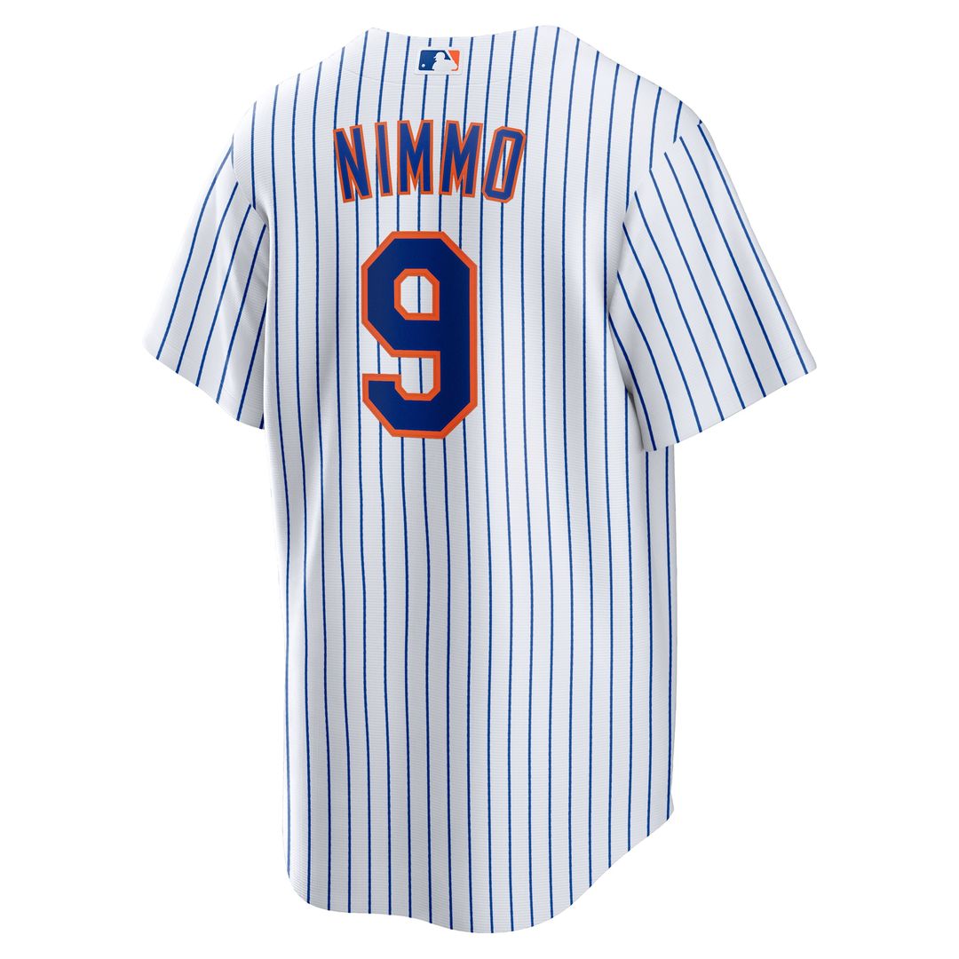 New York Mets Brandon Nimmo Nike Home Replica Jersey - White MLB Team Jersey Baseball Fan Apparel