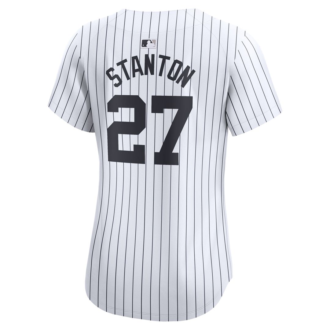New York Yankees Giancarlo Stanton Nike Women's Home Limited Player Jersey - White MLB Team Jersey Baseball Fan Apparel