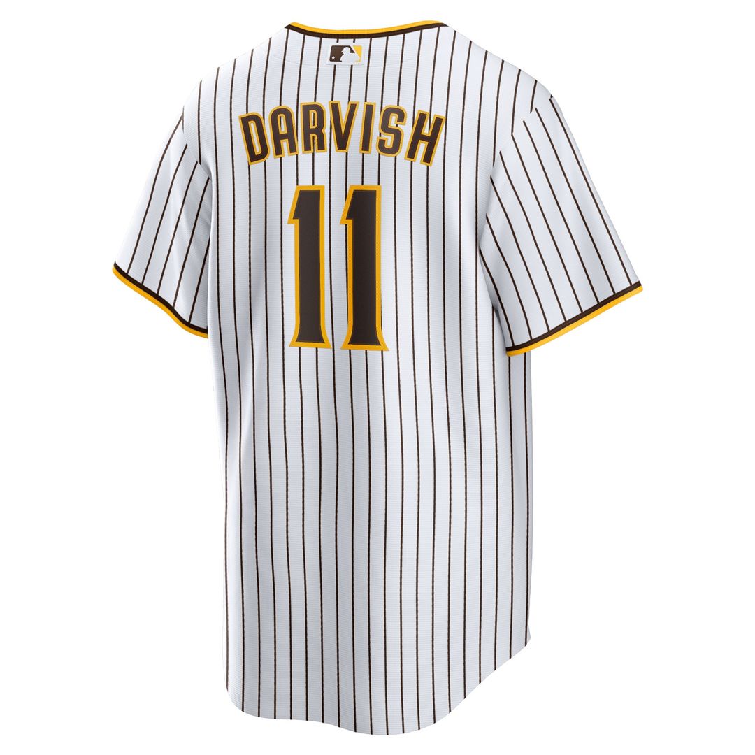 San Diego Padres Yu Darvish Nike Home Replica Player Jersey - White MLB Team Jersey Baseball Fan Apparel
