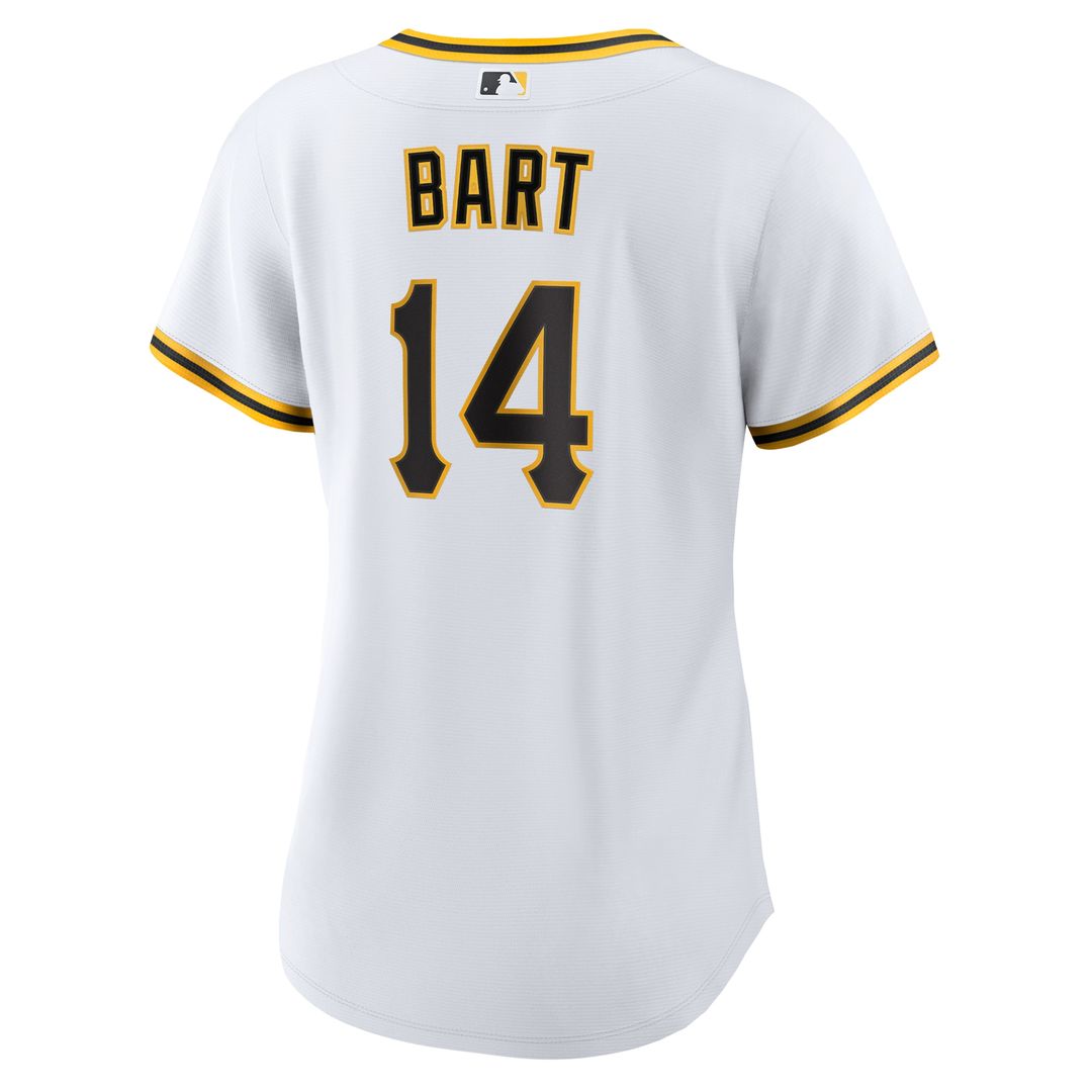 Pittsburgh Pirates Joey Bart Nike Women's Home Replica Jersey - White MLB Team Jersey Baseball Fan Apparel