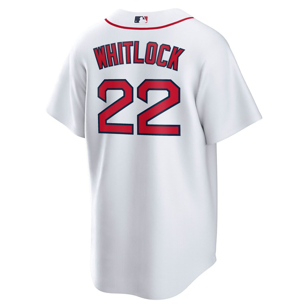 Boston Red Sox Garrett Whitlock Nike Home Replica Jersey - White MLB Team Jersey Baseball Fan Apparel