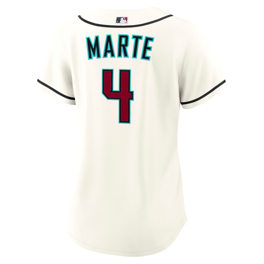 Arizona Diamondbacks Ketel Marte Nike Women's Home Replica Jersey - Cream MLB Team Jersey Baseball Fan Apparel