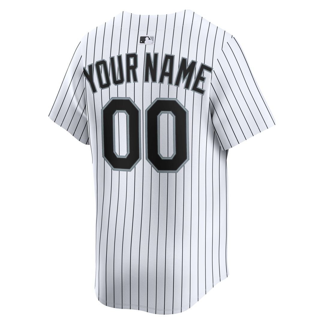 Chicago White Sox Nike Youth Home Custom Limited Jersey - White MLB Team Jersey Baseball Fan Apparel