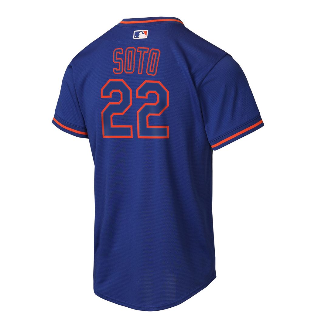 New York Mets Juan Soto Nike Youth Road Replica Jersey - Gray MLB Team Jersey Baseball Fan Apparel