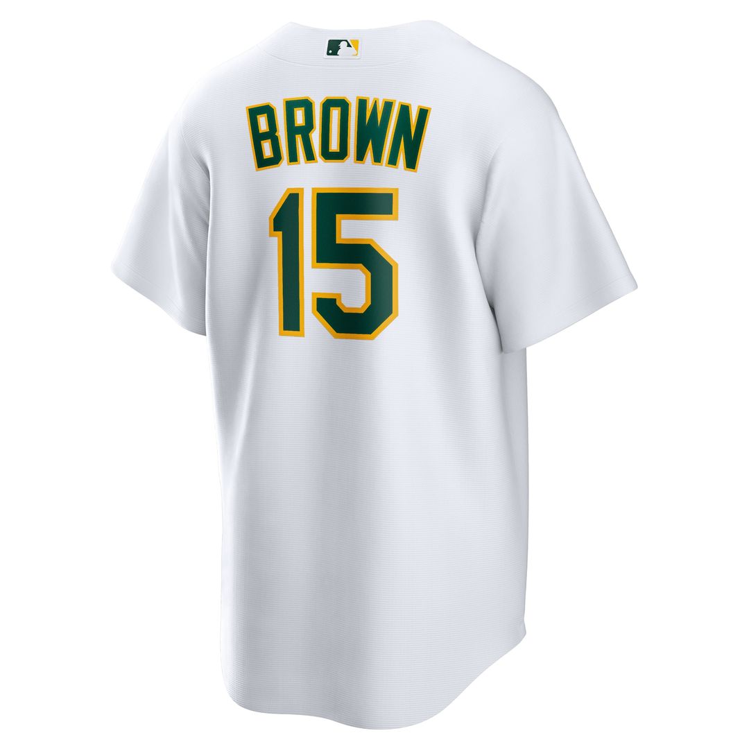 Athletics Seth Brown Nike Home Replica Jersey - White MLB Team Jersey Baseball Fan Apparel
