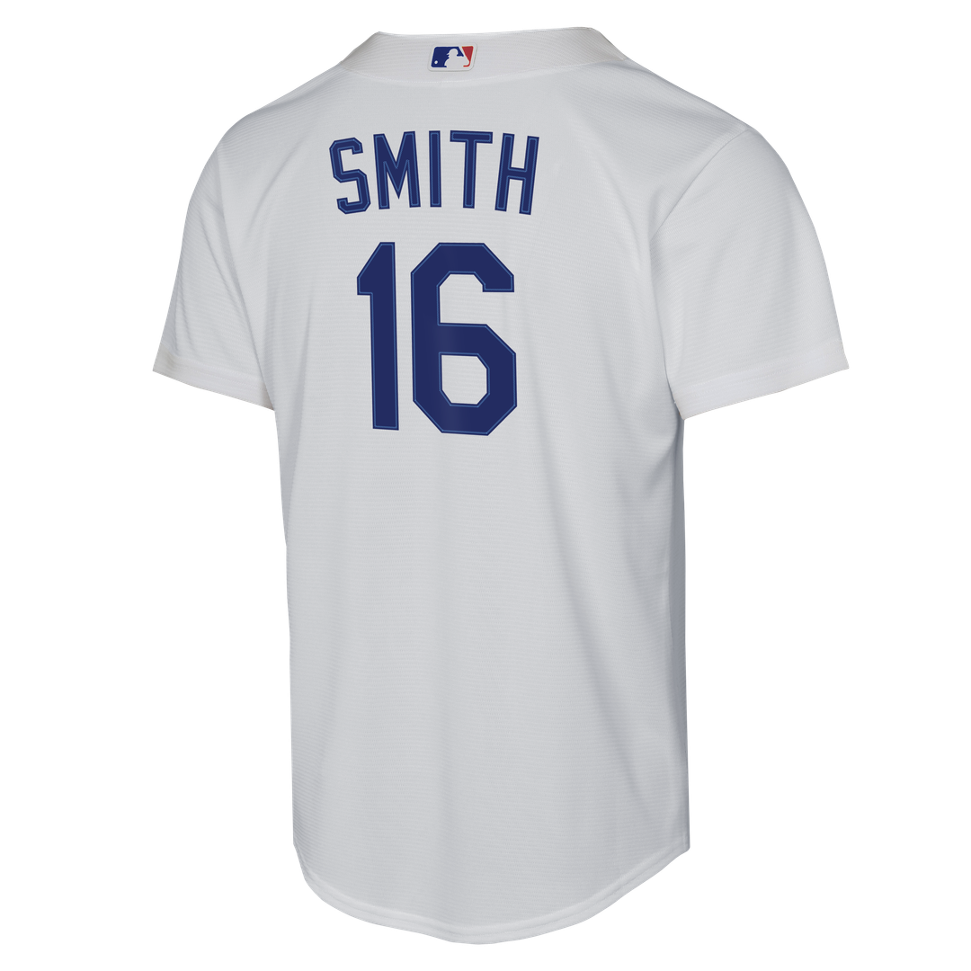 Los Angeles Dodgers Will Smith Nike Youth Home Replica Jersey - White MLB Team Jersey Baseball Fan Apparel