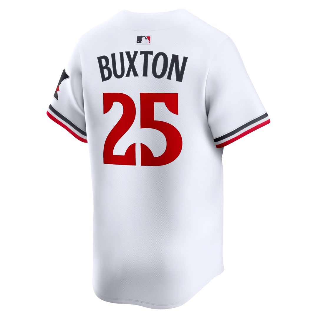 Minnesota Twins Byron Buxton Nike Home Limited Player Jersey - White MLB Team Jersey Baseball Fan Apparel