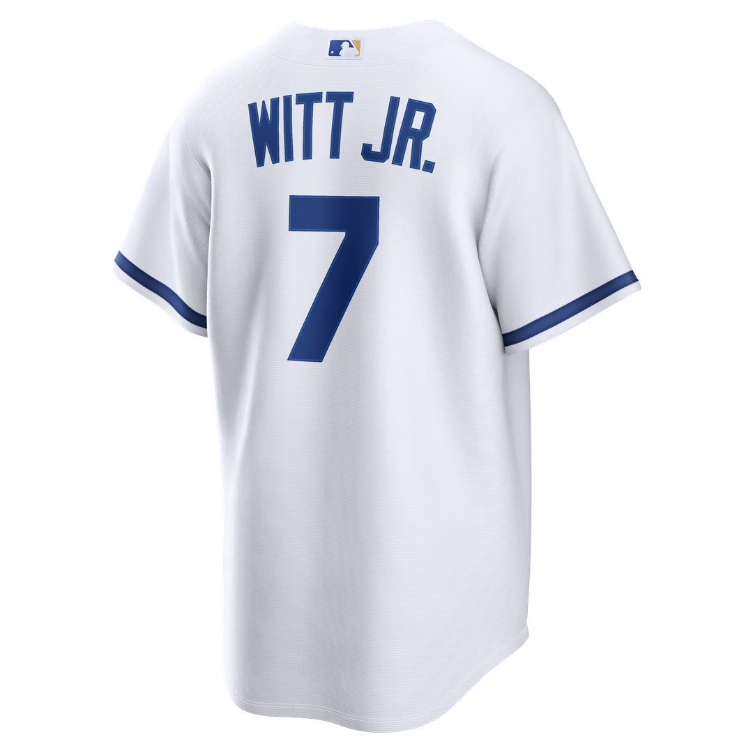 Kansas City Royals Bobby Witt Jr. Nike Home Replica Jersey - White MLB Team Jersey Baseball Fan Apparel