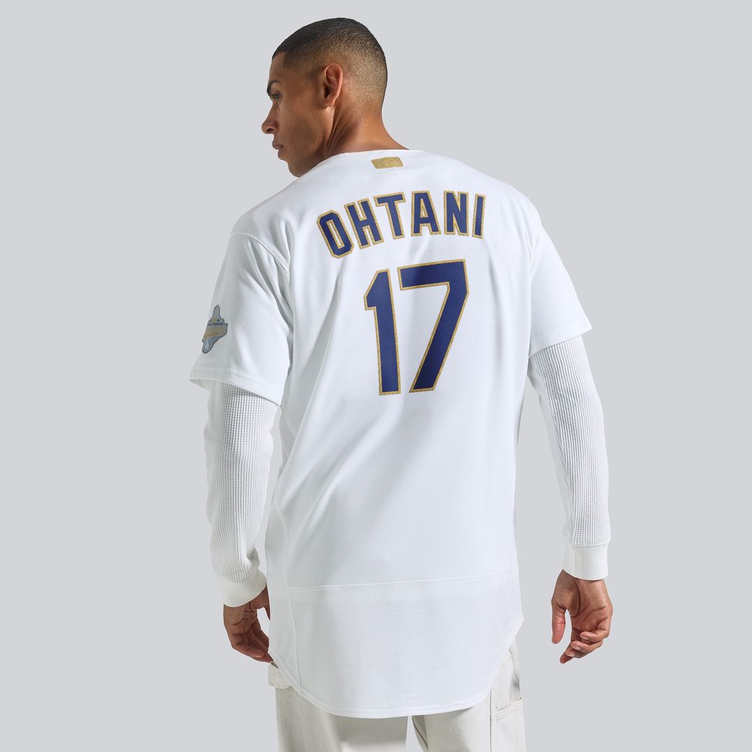 Los Angeles Dodgers Shohei Ohtani Nike 2026 Gold Collection Authentic Jersey - White MLB Team Jersey Baseball Fan Apparel