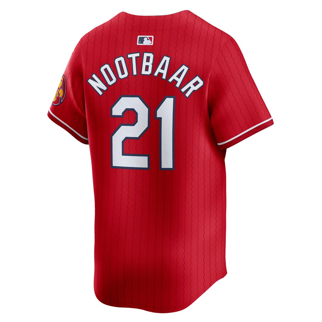 St. Louis Cardinals Lars Nootbaar Nike City Connect Limited Jersey - Red MLB Team Jersey Baseball Fan Apparel