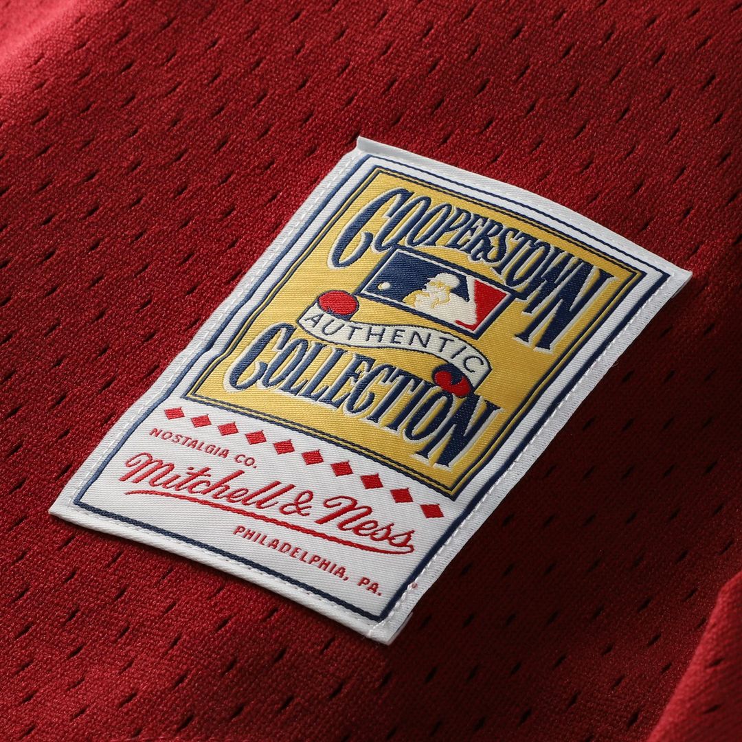 Philadelphia Phillies Lenny Dykstra Mitchell & Ness Authentic Batting Practice Jersey - Scarlet MLB Team Jersey Baseball Fan Apparel
