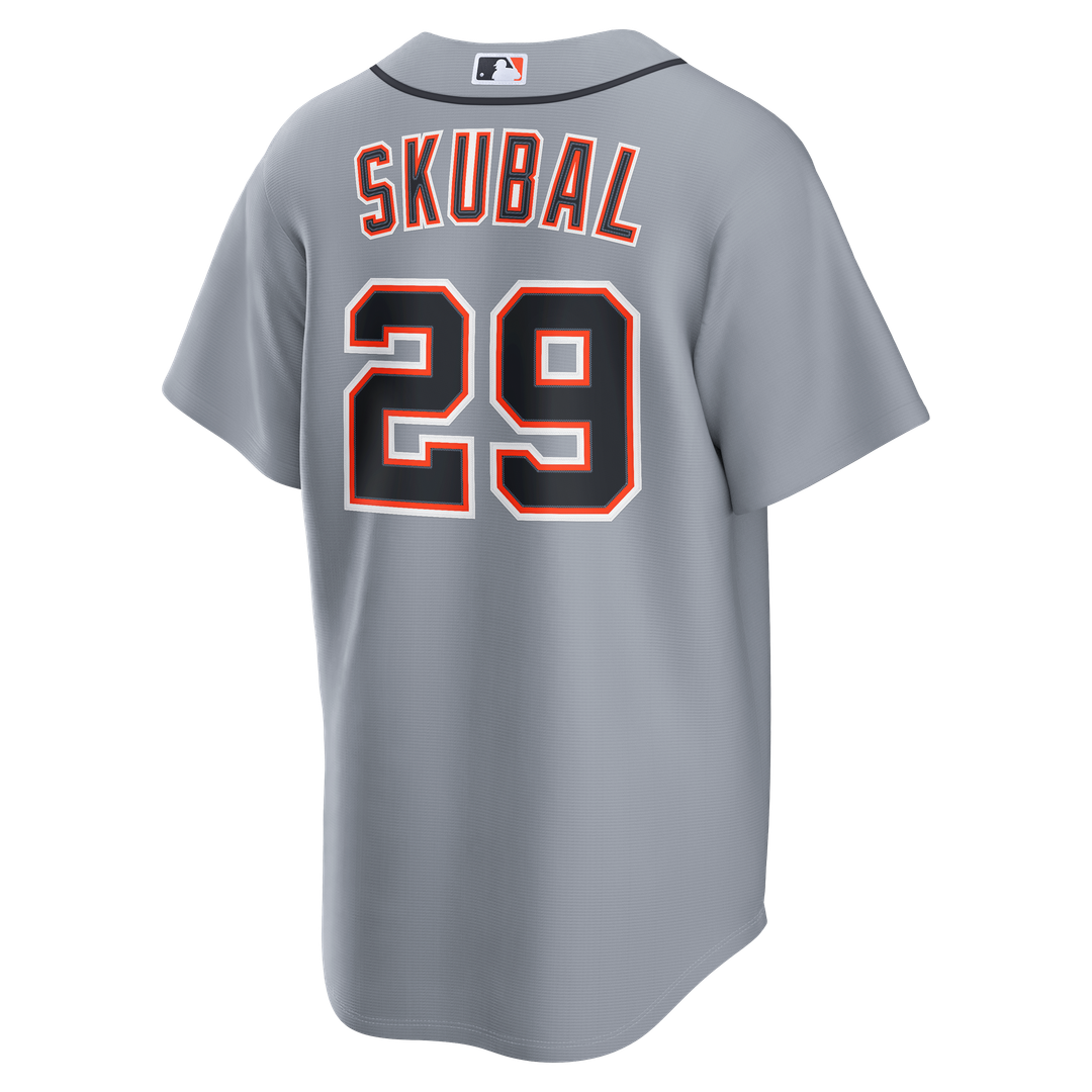 Detroit Tigers Tarik Skubal Nike Road Replica Jersey - Gray MLB Team Jersey Baseball Fan Apparel