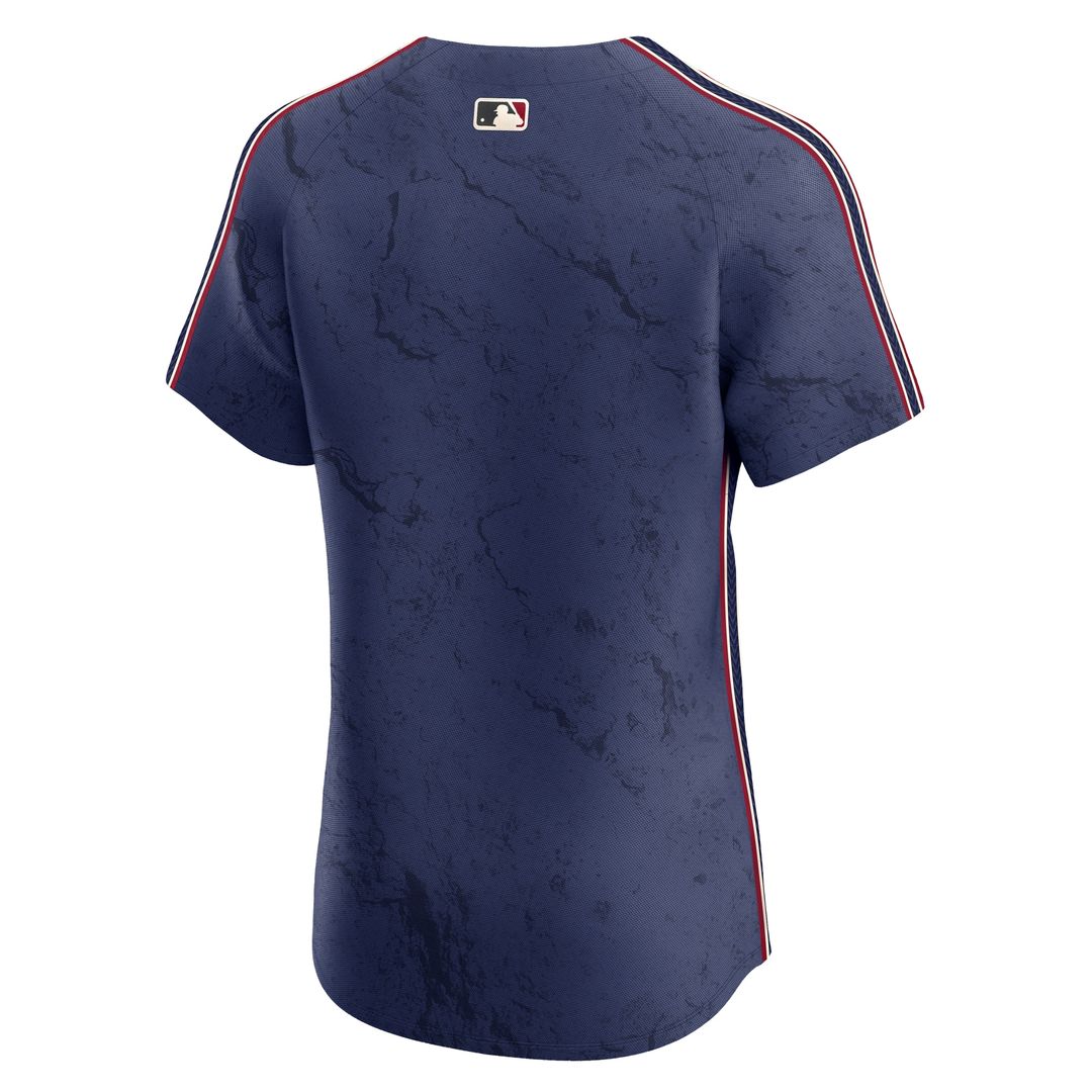 Cleveland Guardians Nike City Connect Elite Jersey - Navy MLB Team Jersey Baseball Fan Apparel