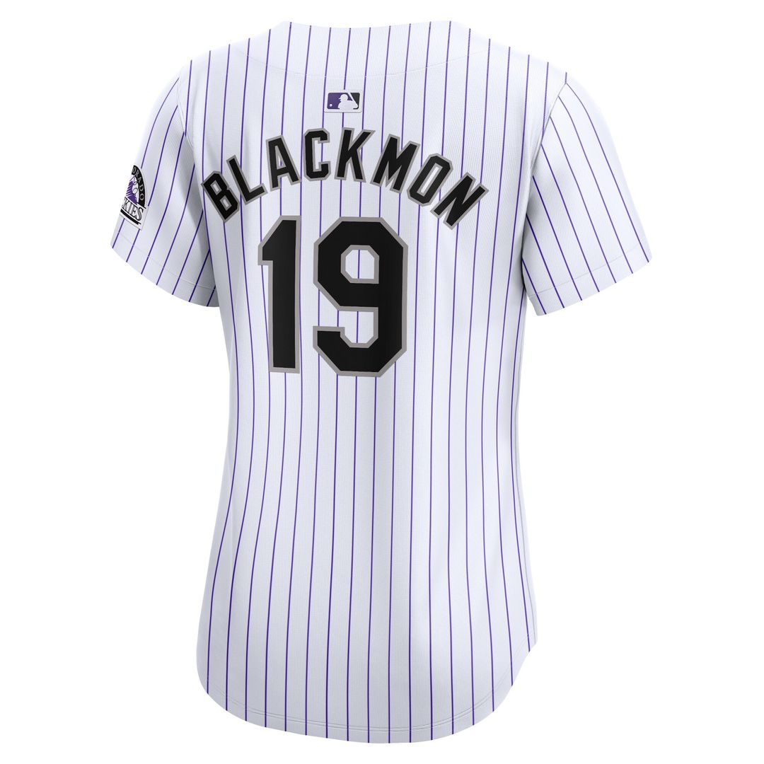 Colorado Rockies Charlie Blackmon Nike Women's Home Limited Player Jersey - White MLB Team Jersey Baseball Fan Apparel