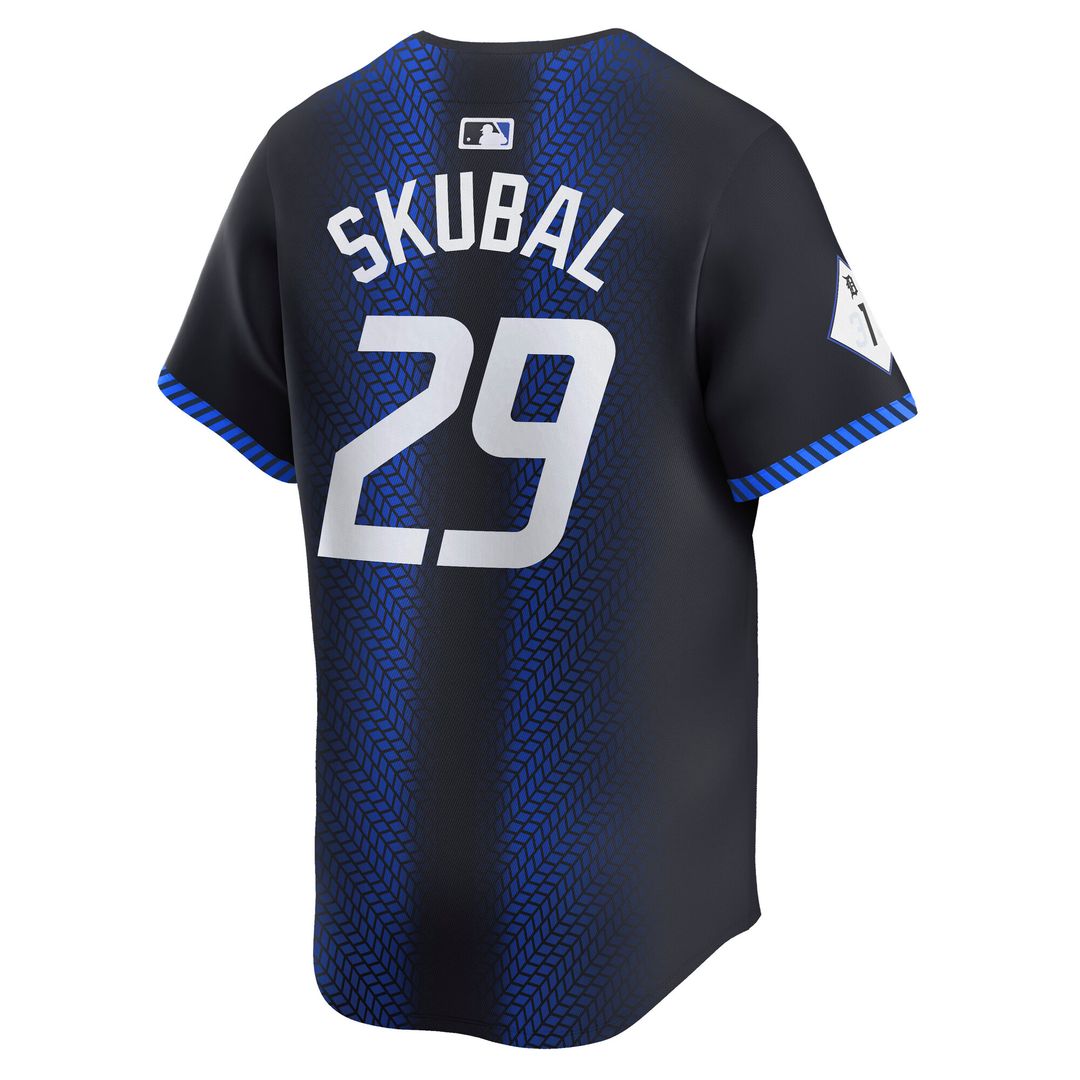 Detroit Tigers Tarik Skubal Nike City Connect Limited Jersey - Navy MLB Team Jersey Baseball Fan Apparel