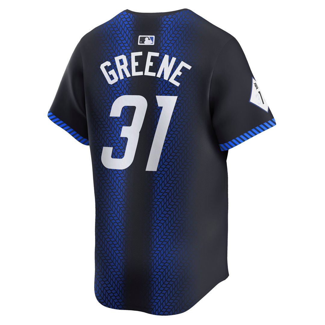 Detroit Tigers Riley Greene Nike City Connect Limited Jersey - Navy MLB Team Jersey Baseball Fan Apparel