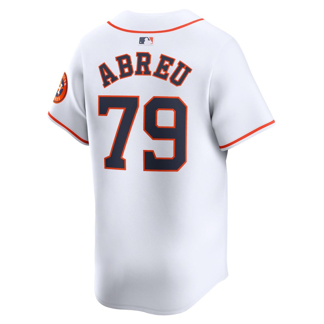 Houston Astros Jose Abreu Nike Home Limited Player Jersey - White MLB Team Jersey Baseball Fan Apparel