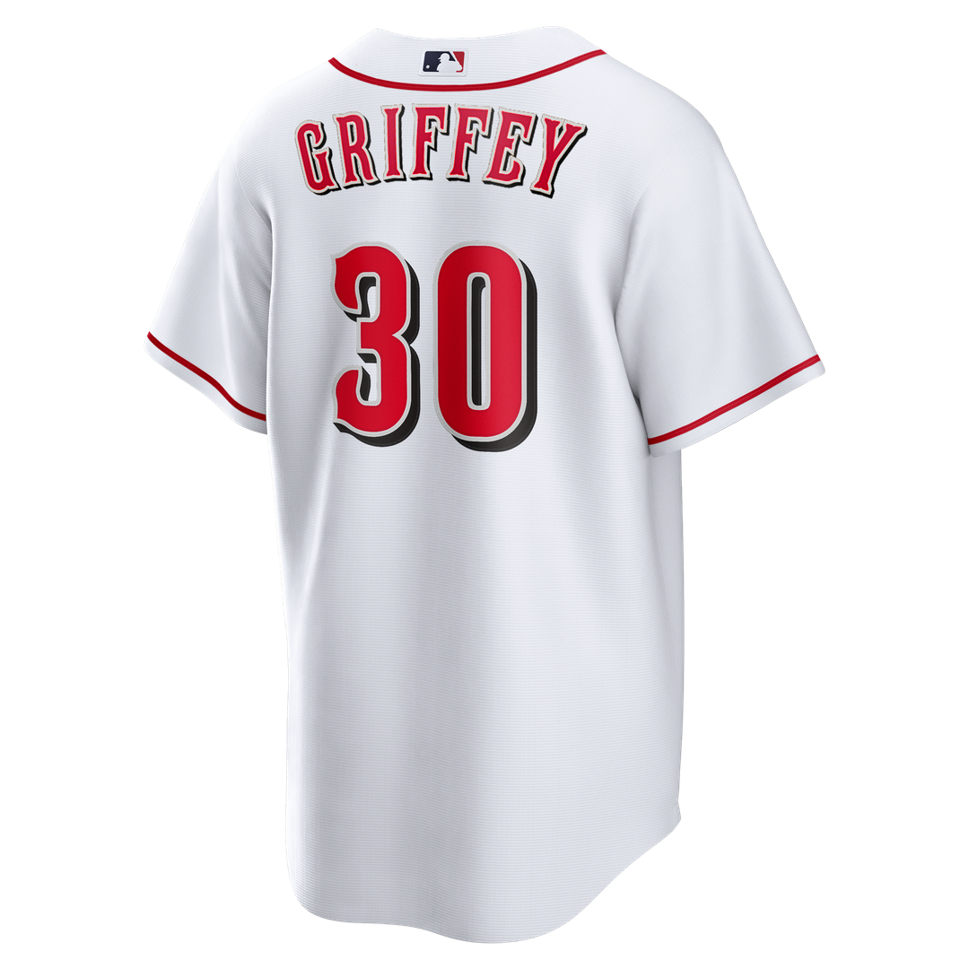 Cincinnati Reds Ken Griffey Jr. Nike Home Retired Player Replica Jersey - White MLB Team Jersey Baseball Fan Apparel
