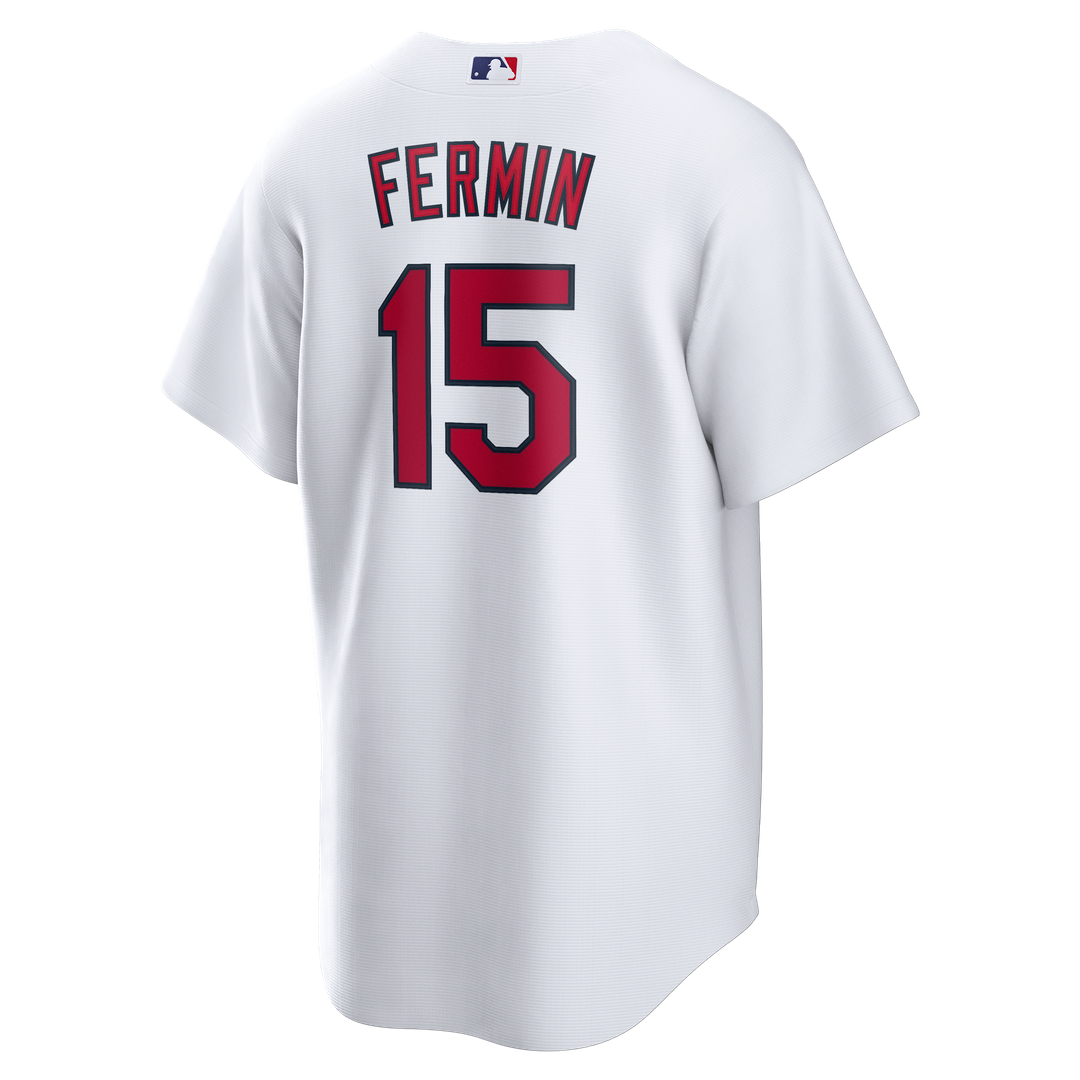 St. Louis Cardinals José Fermín Nike Home Replica Jersey - White MLB Team Jersey Baseball Fan Apparel