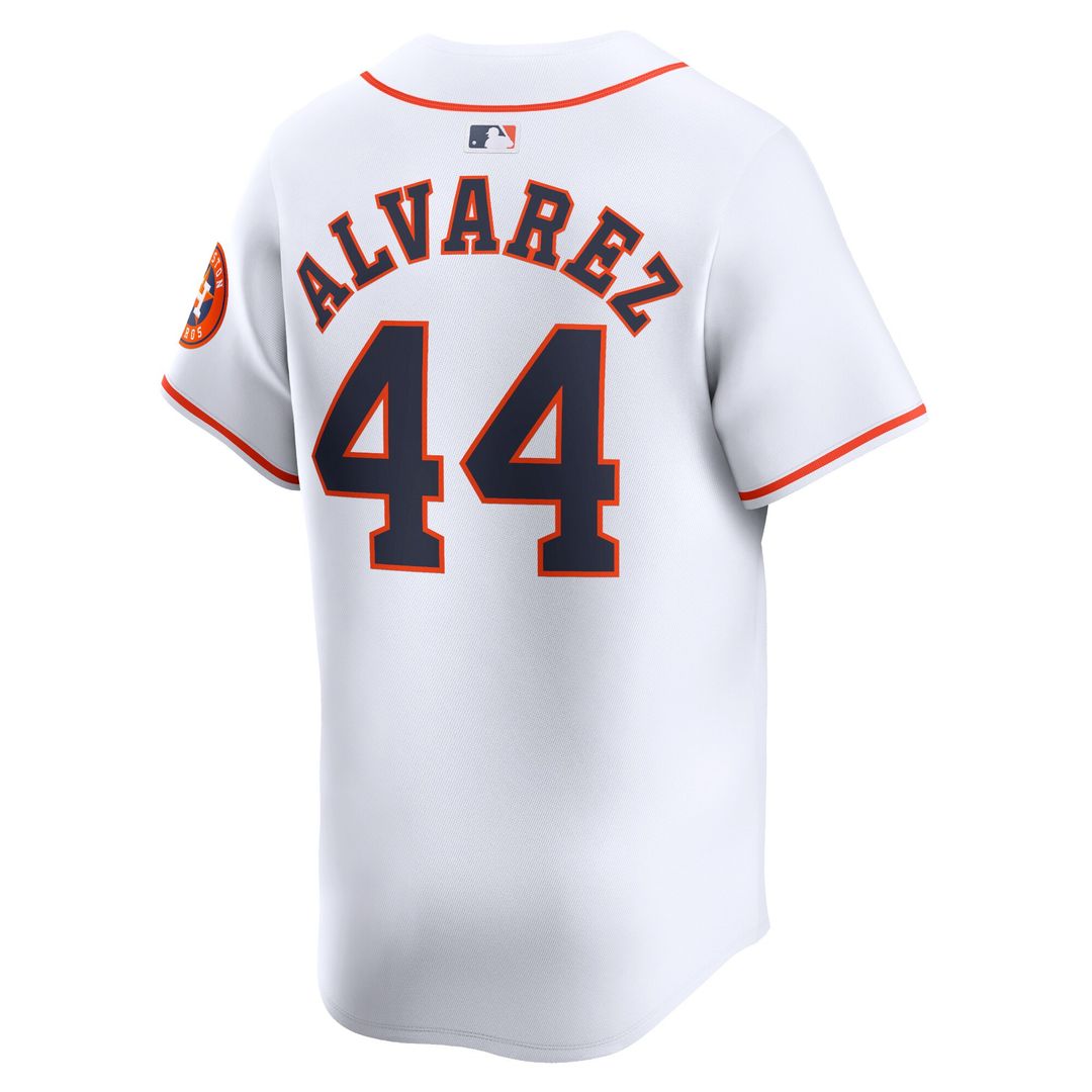 Houston Astros Yordan Alvarez Nike Home Limited Player Jersey - White MLB Team Jersey Baseball Fan Apparel