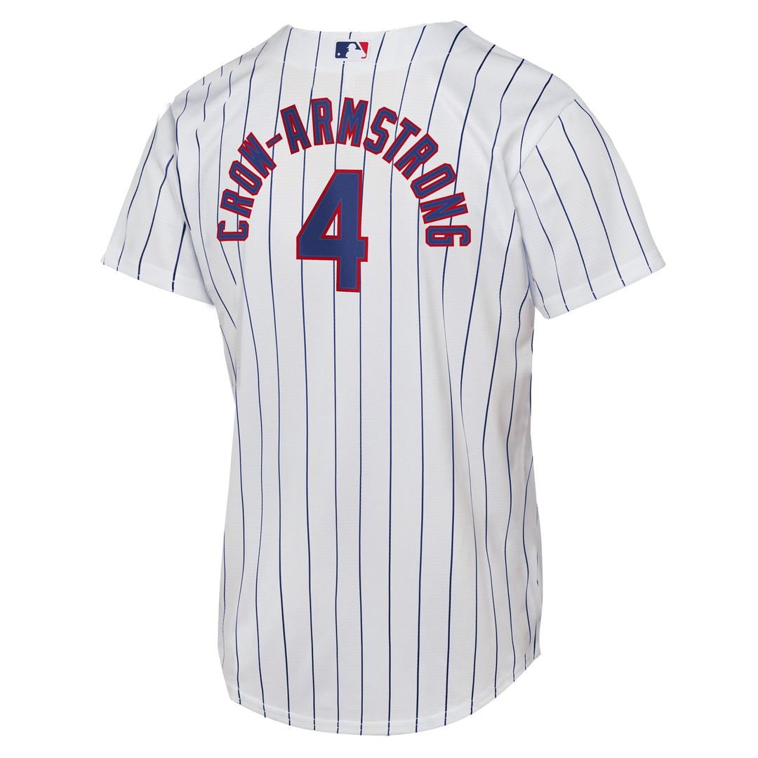 Chicago Cubs Pete Crow - Armstrong Nike Youth Home Replica Player Jersey - White MLB Team Jersey Baseball Fan Apparel