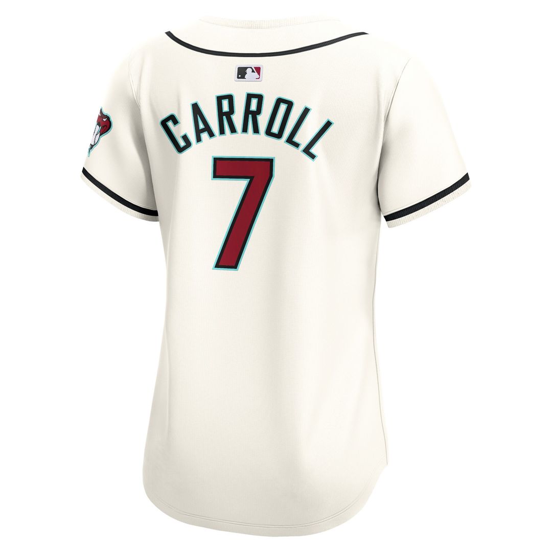 Arizona Diamondbacks Corbin Carroll Nike Women's Home Limited Player Jersey - White MLB Team Jersey Baseball Fan Apparel