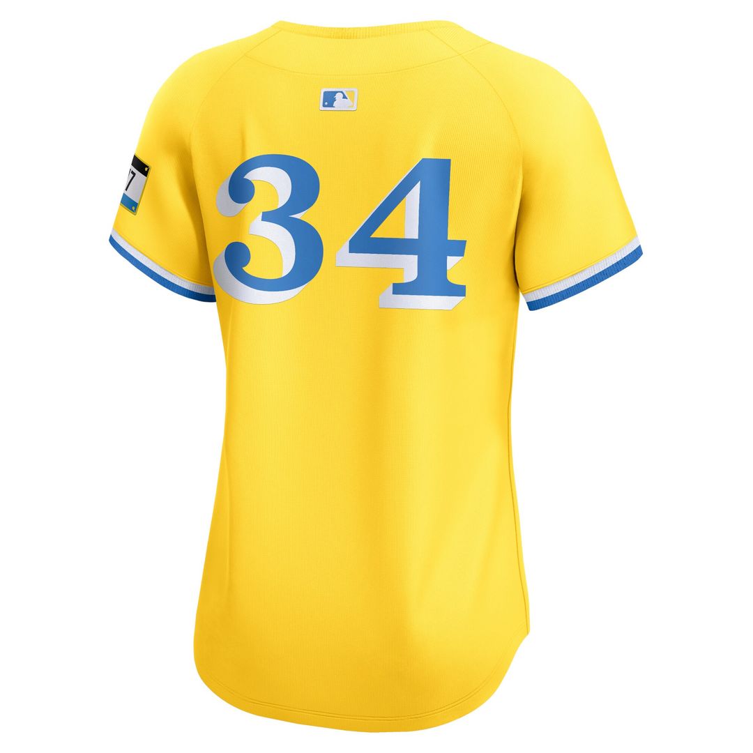 Boston Red Sox David Ortiz Nike Women's City Connect Retired Player Jersey - Gold MLB Team Jersey Baseball Fan Apparel