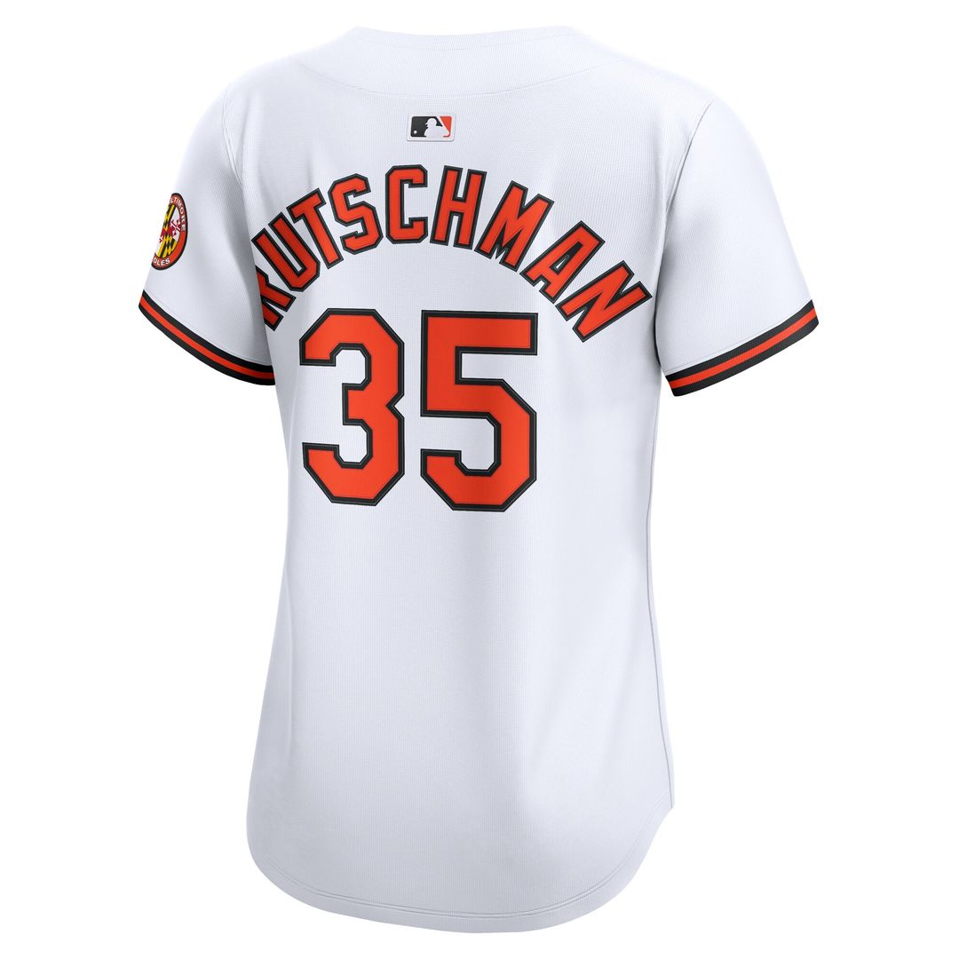 Baltimore Orioles Adley Rutschman Nike Women's Home Limited Player Jersey - White MLB Team Jersey Baseball Fan Apparel
