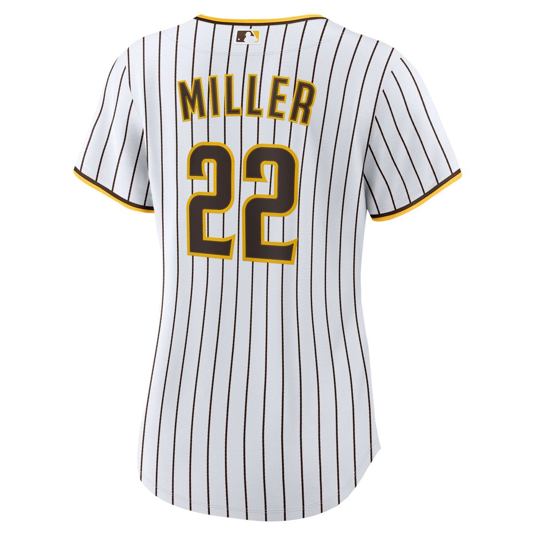 San Diego Padres Mason Miller Nike Women's Home Replica Jersey - White MLB Team Jersey Baseball Fan Apparel