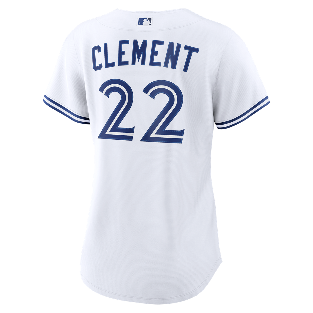 Toronto Blue Jays Ernie Clement Nike Women's Home Replica Jersey - White MLB Team Jersey Baseball Fan Apparel