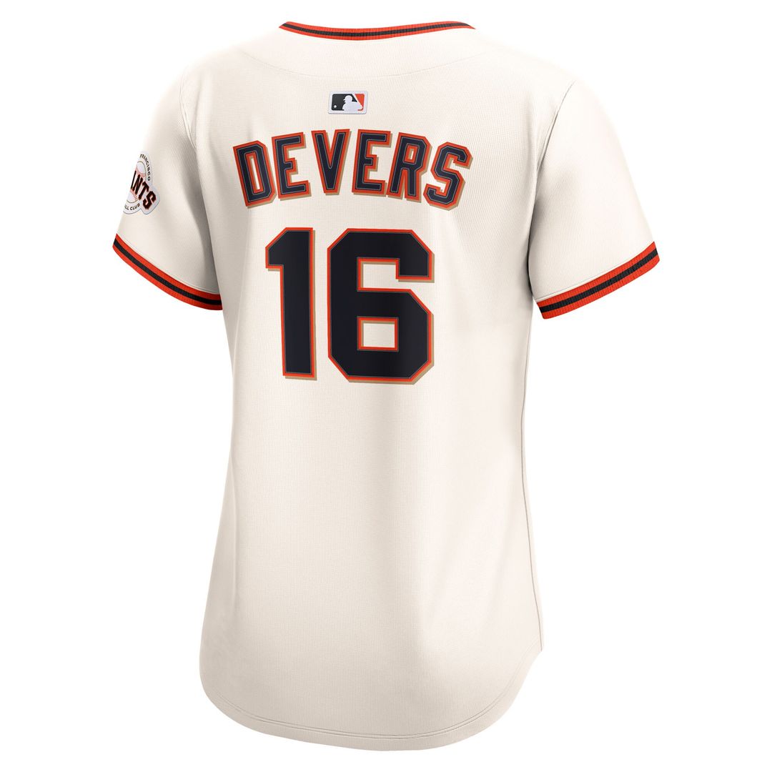 San Francisco Giants Rafael Devers Nike Women's Home Limited Player Jersey - Cream MLB Team Jersey Baseball Fan Apparel