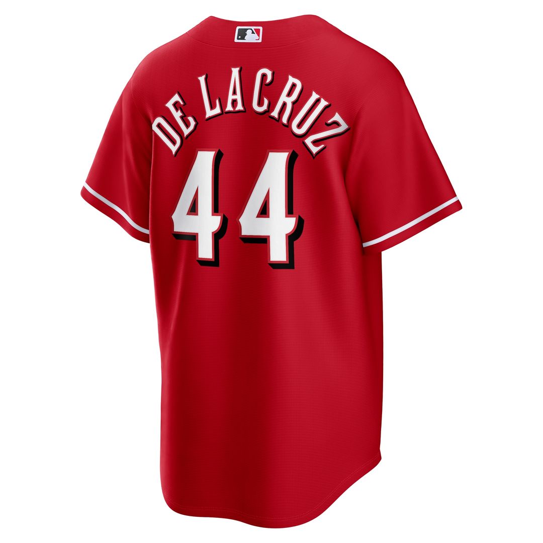 Cincinnati Reds Elly De La Cruz Nike Road Replica Jersey - Gray MLB Team Jersey Baseball Fan Apparel
