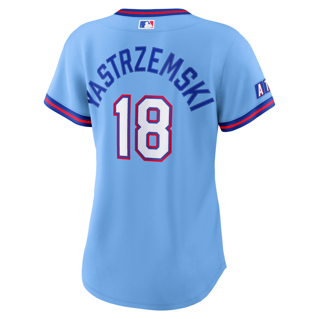 Atlanta Braves Mike Yastrzemski Nike Women's 2026 City Connect Stadium Jersey - Powder Blue MLB Team Jersey Baseball Fan Apparel