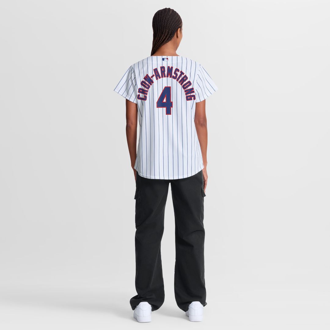 Chicago Cubs Pete Crow - Armstrong Nike Women's Home Replica Jersey - White MLB Team Jersey Baseball Fan Apparel