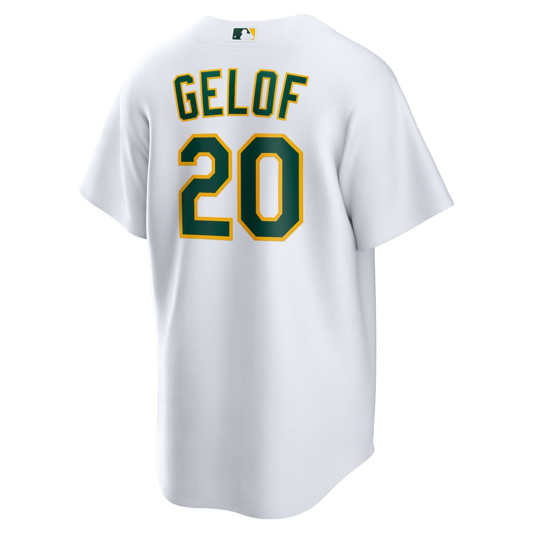 Athletics Zack Gelof Nike Home Replica Jersey - White MLB Team Jersey Baseball Fan Apparel