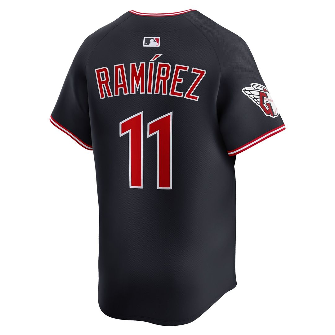 Cleveland Guardians José Ramírez Nike Alternate Limited Player Jersey - Navy MLB Team Jersey Baseball Fan Apparel