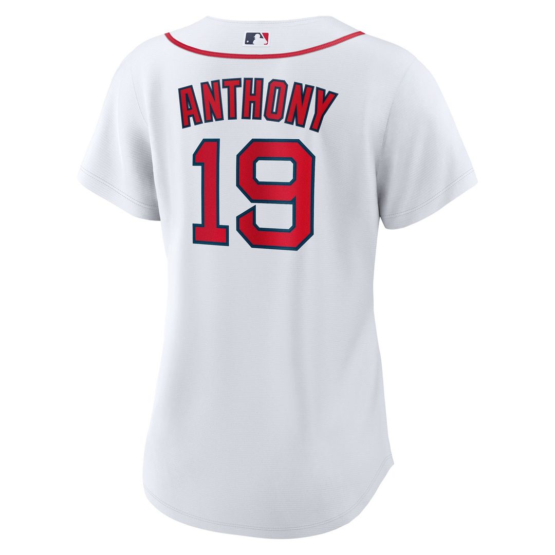 Boston Red Sox Roman Anthony Nike Women's Home Replica Jersey - White MLB Team Jersey Baseball Fan Apparel